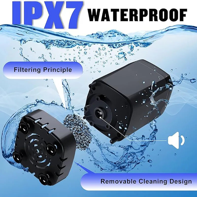 Portable Shower for Camping 6000Mah Rechargeable Camping Shower with Shower Head Intelligent LED Display Electric Shower Pump